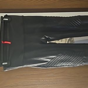 Spanx leather-like leggings